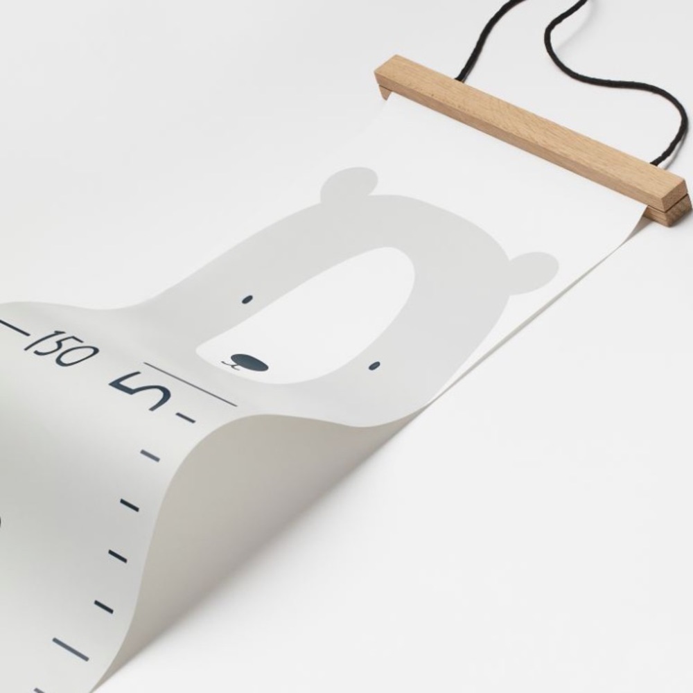 Wall decoration - Bear measuring toise